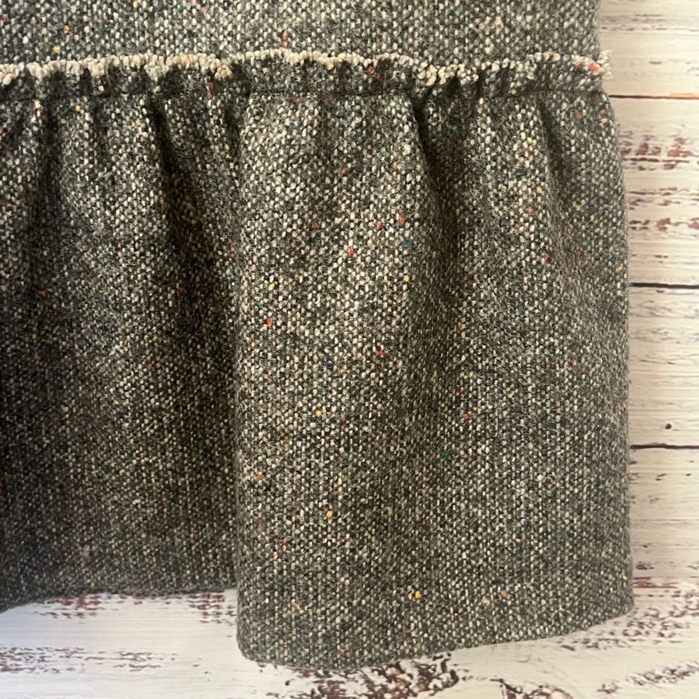HALOGEN- WOMENS PENCIL SKIRT WITH RUFFLE GRAY SIZE 12 NWT - Picture 4 of 11